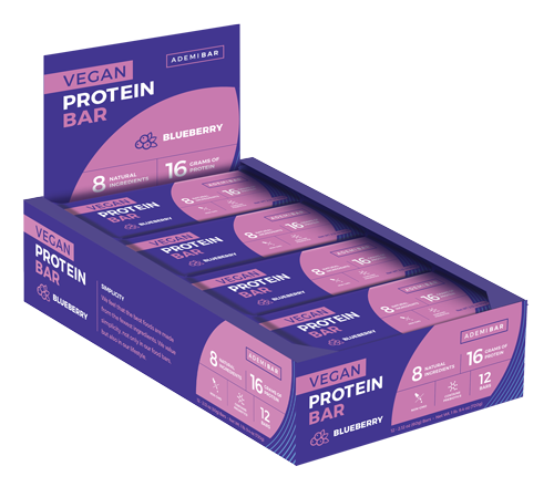<span>12 Vegan Protein Bar<span><br>Blueberry