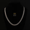 Necklace Satin Silver / 6mm (0.24inch) / 46cm (18inches) Stainless Steel Miami Cuban Link Chain United Se7en